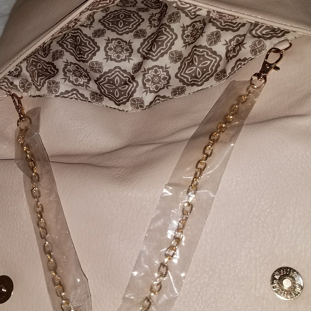 Tan Tribal Perforated (Clutch and Crossbody) - Picture 4 of 7